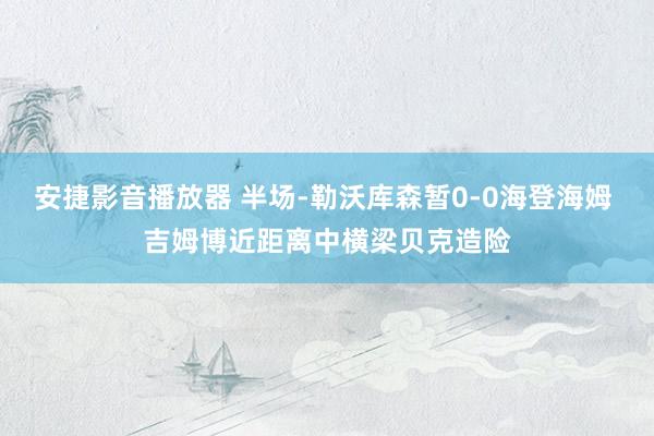 安捷影音播放器 半场-勒沃库森暂0-0海登海姆 吉姆博近距离中横梁贝克造险
